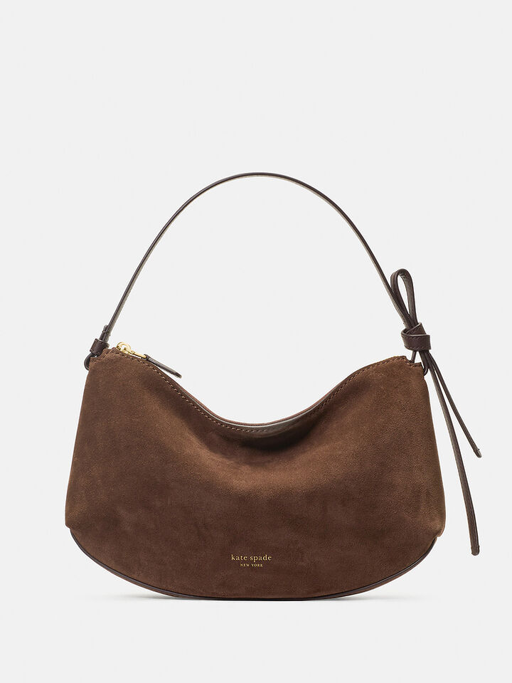 Loop Suede Shoulder Bag