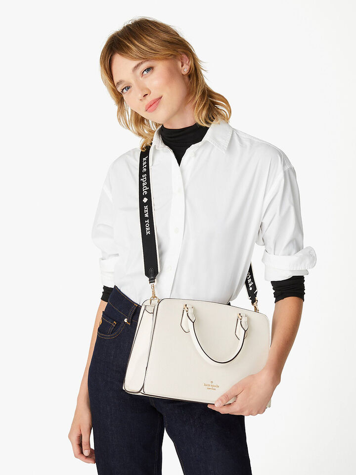 Bag Strap Logo Webbing Bag Strap, Black, hi-res image number 4