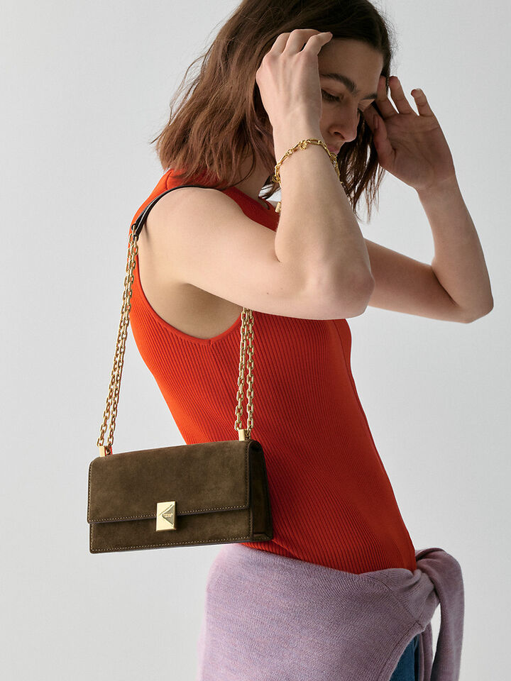 Deco Suede Mini Crossbody