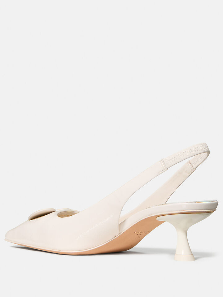 Lover Slingback Kitten Heel, CREAM., hi-res image number 3