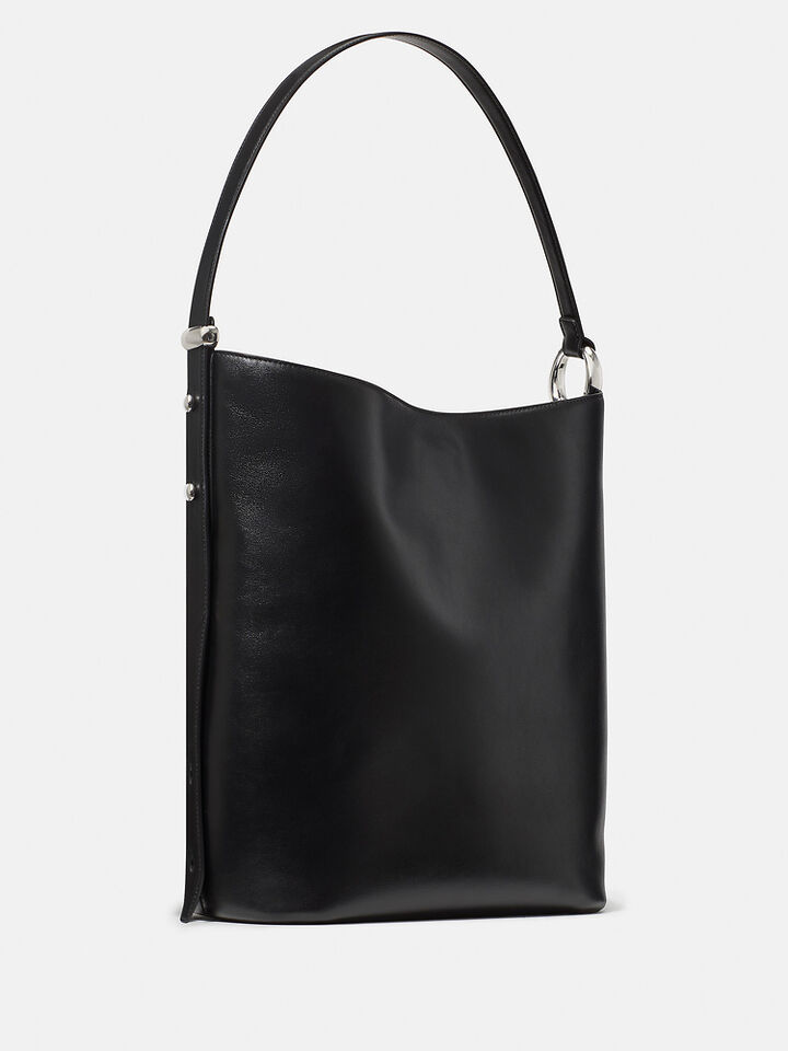 Halo Large Bucket Bag, BLACK, hi-res image number 3