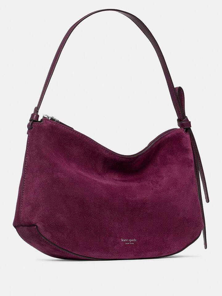 Loop Suede Large Shoulder Bag, PURPLE AGATE, hi-res image number 3