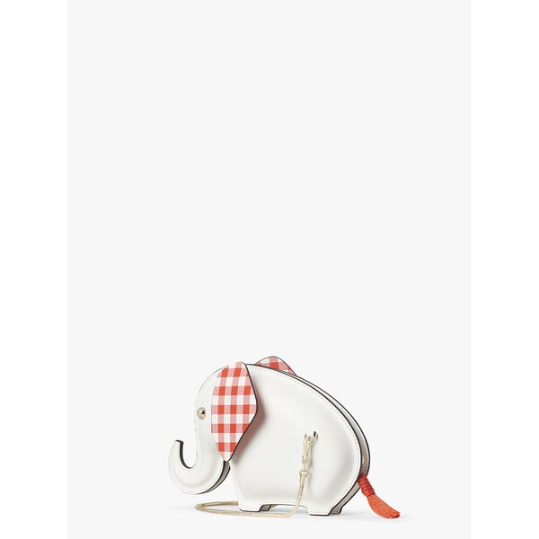 tiny elephant crossbody optic white HANDBAGS Kate Spade Australia