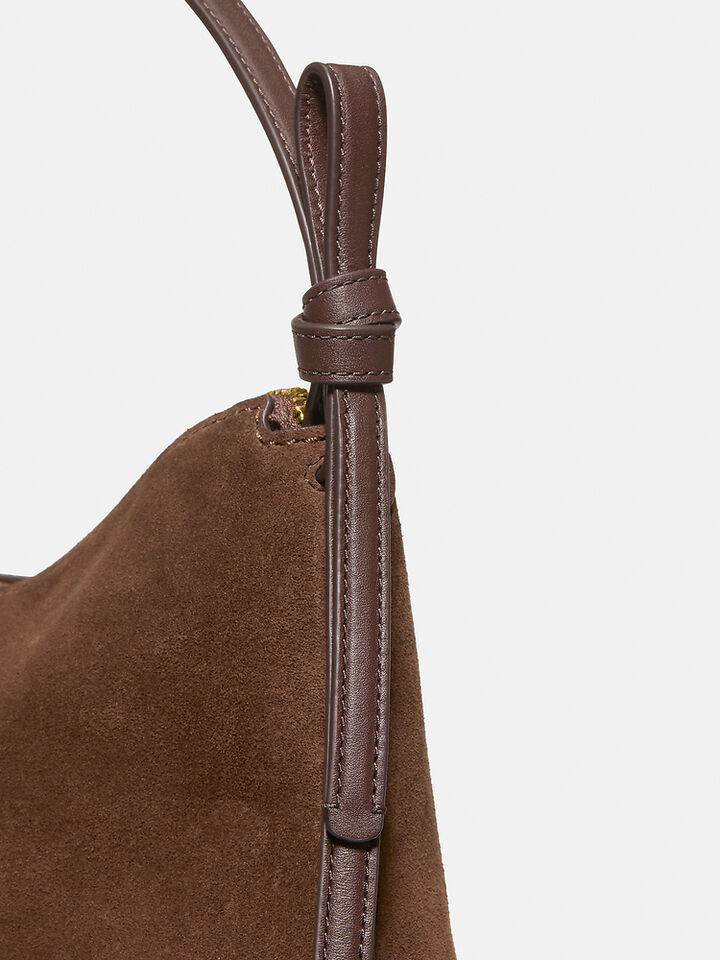 Loop Suede Shoulder Bag, HOT FUDGE MULTI, hi-res image number 5