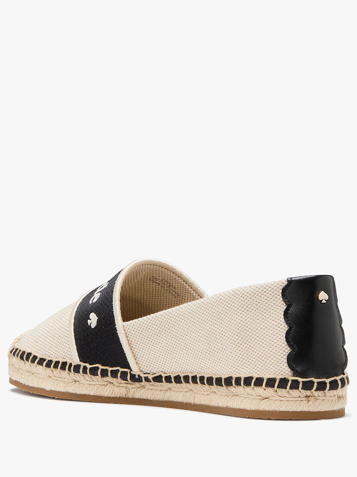 Piper Webbing Espadrille Flat, BLACK, hi-res image number 3