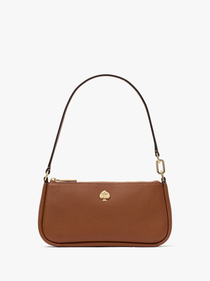 Kayla Pebbled Leather Convertible Wristlet