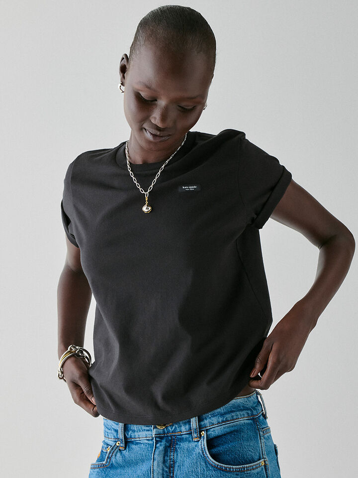 Sam Icon Logo T-shirt, BLACK, hi-res image number 2