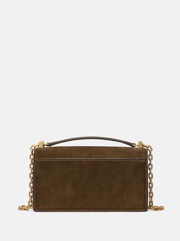 Deco Suede Mini Crossbody, BURNT SAGE, hi-res image number 5