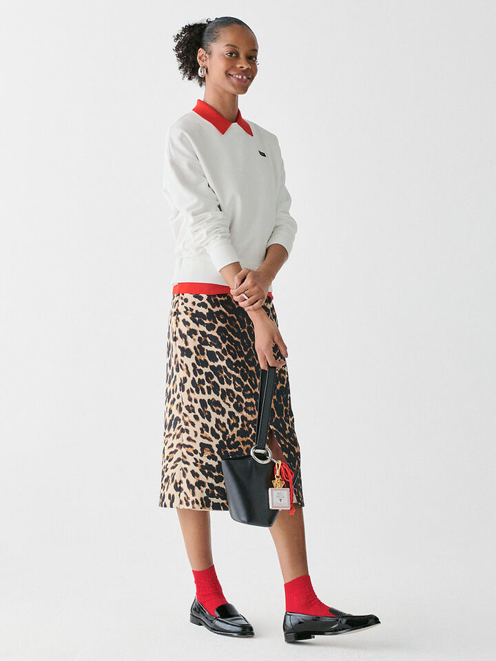 Essential Logo Sweatshirt, FRESH WHITE, hi-res image number 3