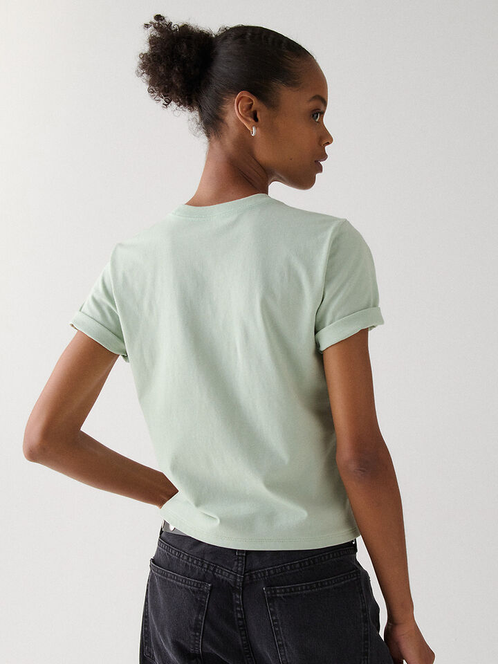 Sam Icon Logo T-shirt, MINT FROSTING, hi-res image number 3