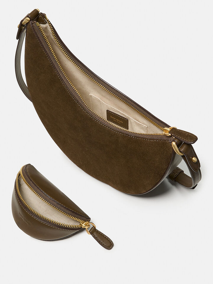 Duo Suede Crossbody, BURNT SAGE, hi-res image number 7