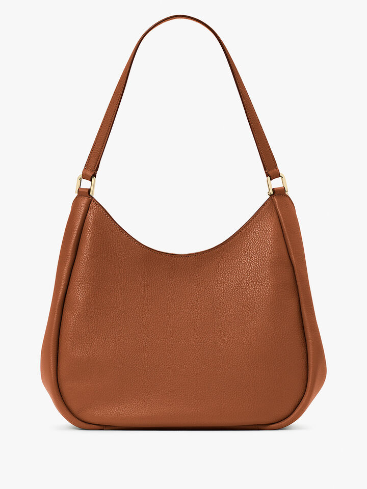 Kayla Large Triple Compartment Shoulder Bag, WARM GINGERBREAD, hi-res image number 5