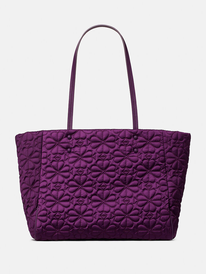 Tilly Quilted Medium Tote Bag, NIGHTSHADE., hi-res image number 5