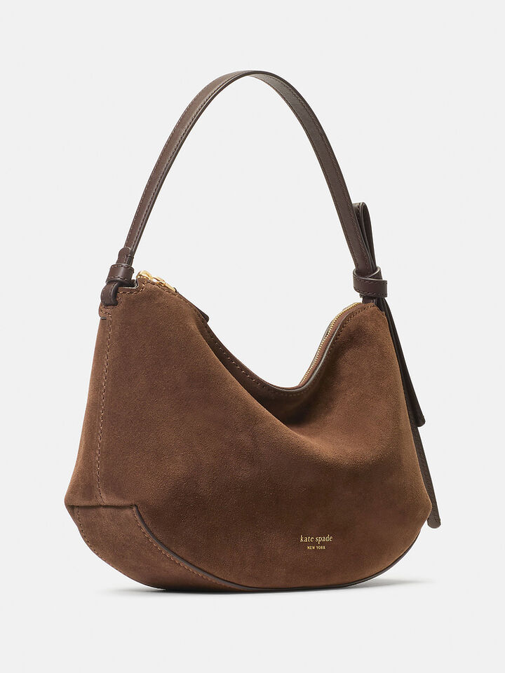 Loop Suede Shoulder Bag, HOT FUDGE MULTI, hi-res image number 3