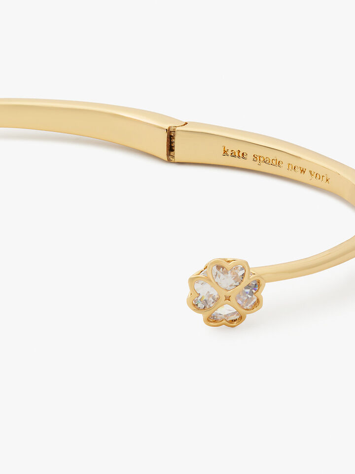 Something Sparkly Spade Hinge Cuff, warm beige, hi-res image number 3