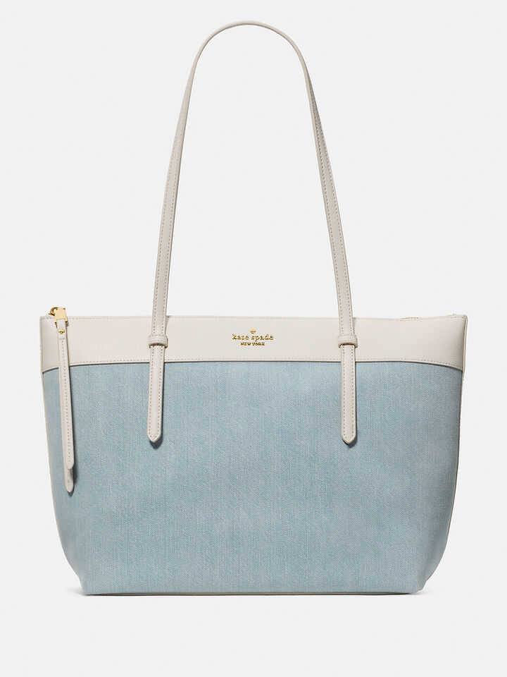 All Day Denim Tote Bag