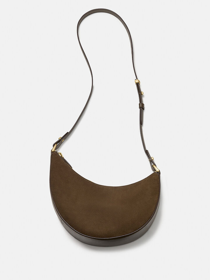 Duo Suede Crossbody, BURNT SAGE, hi-res image number 3