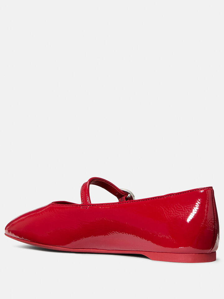 Halo Mary Jane Flats, DARK SCARLET, hi-res image number 3