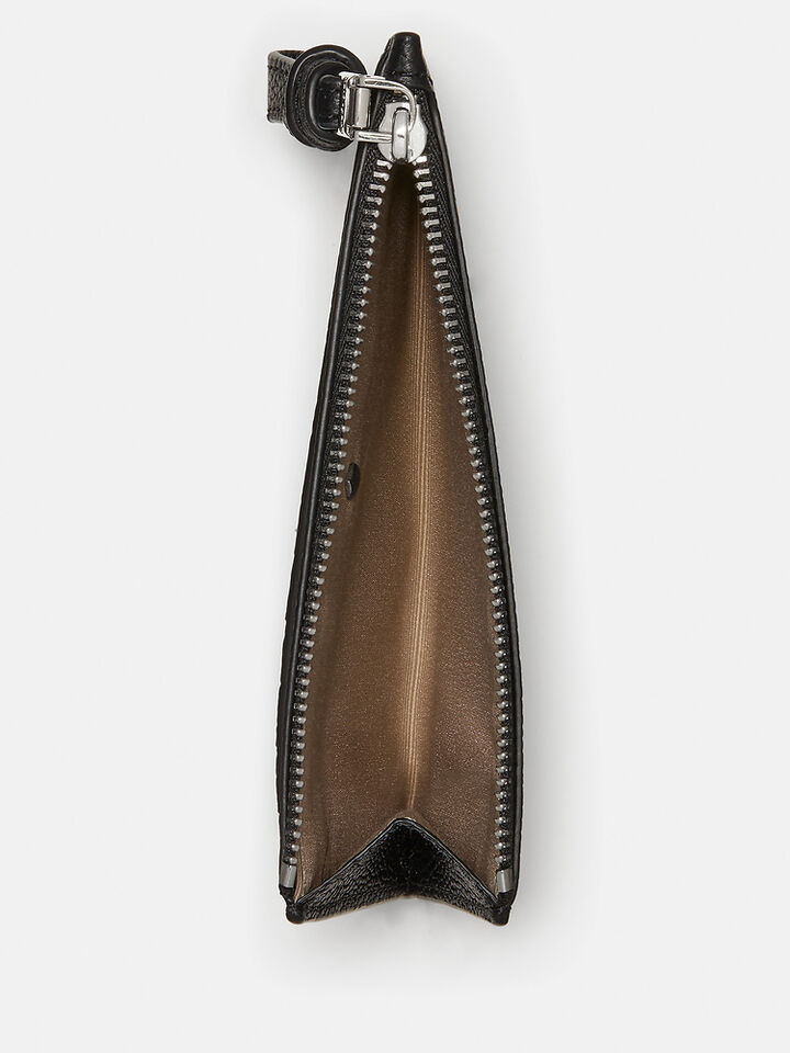 Loop East West Zip Card Case, Black, hi-res image number 3