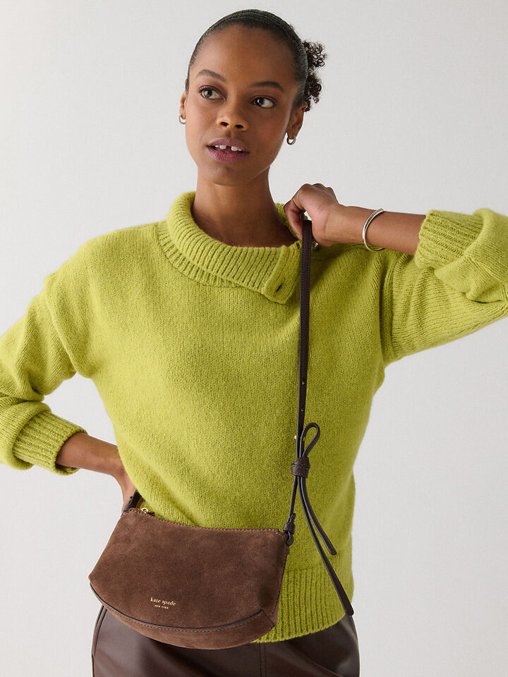 Loop Suede Crossbody