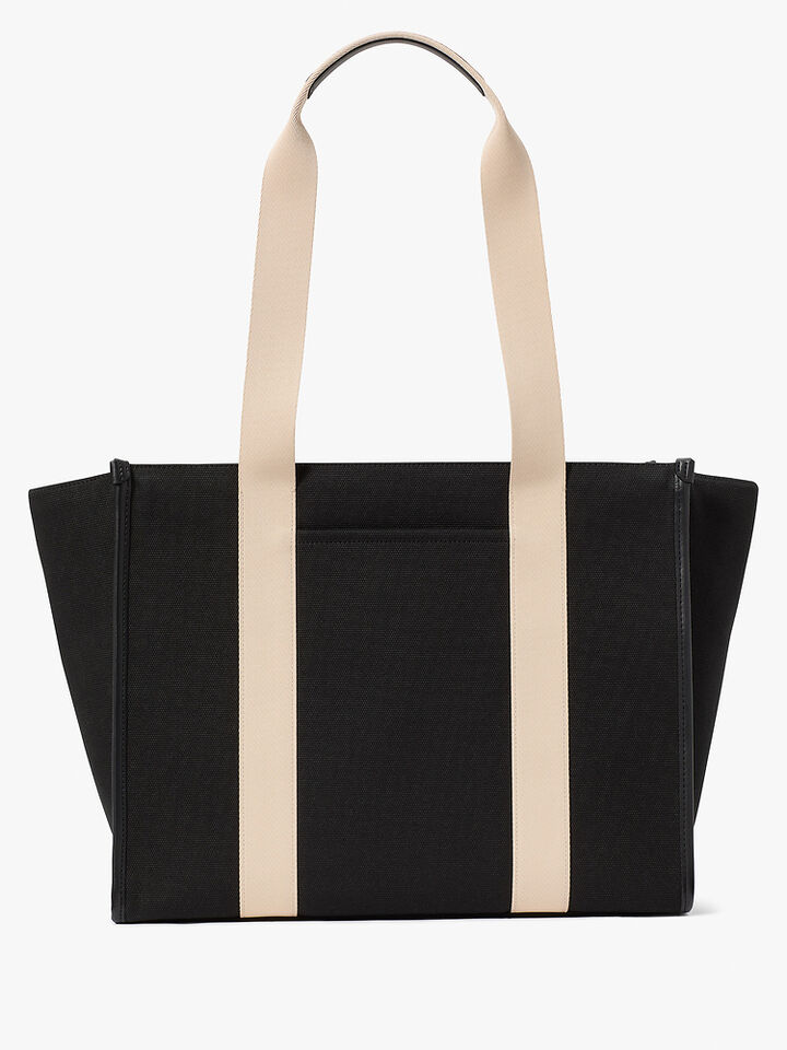 Kip Canvas Large Tote, BLACK, hi-res image number 5