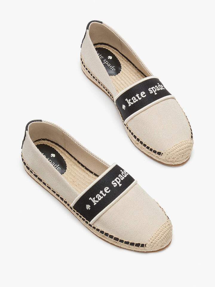 Piper Webbing Espadrille Flat, BLACK, hi-res image number 4