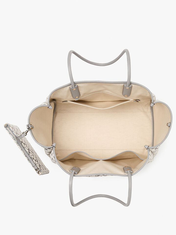 Spade Flower Jacquard Large Everything Tote, STONE PATH, hi-res image number 4