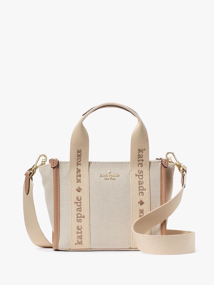 Kip Canvas Small Tote, LIGHT FAWN MULTI, hi-res image number 1