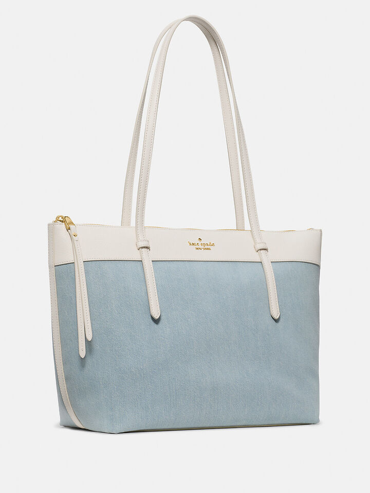 All Day Denim Tote Bag