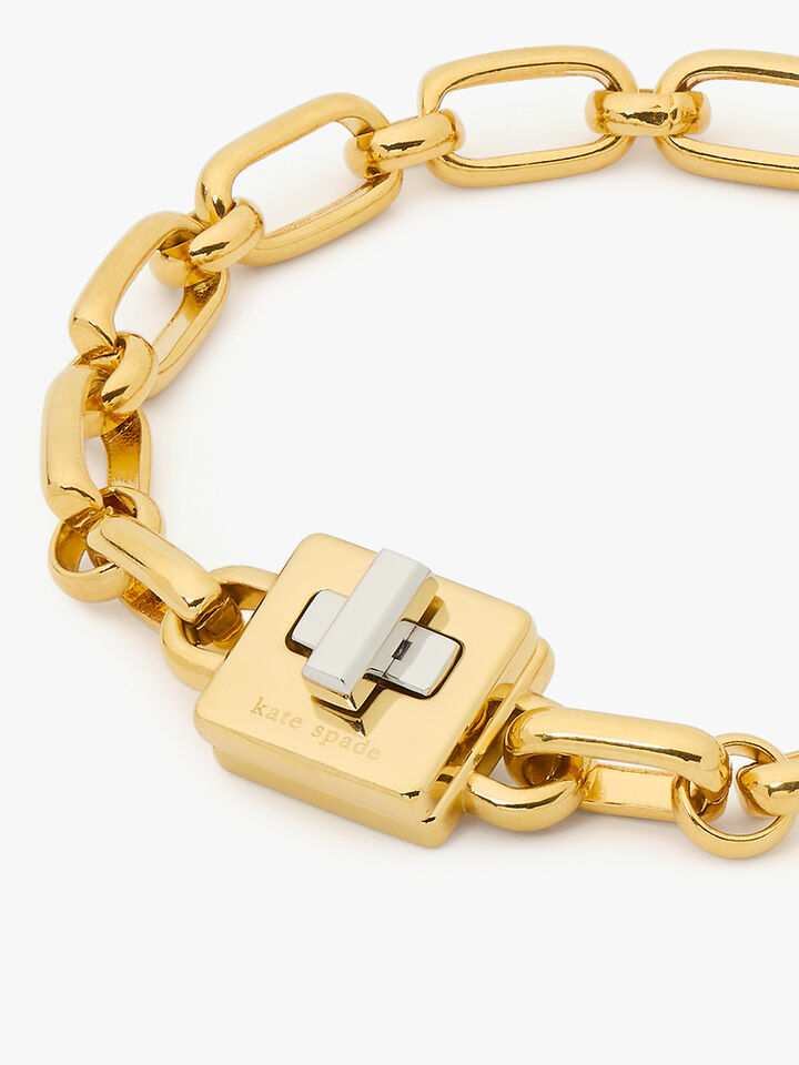 Phoebe Turnlock Bracelet, yellow multi, hi-res image number 3