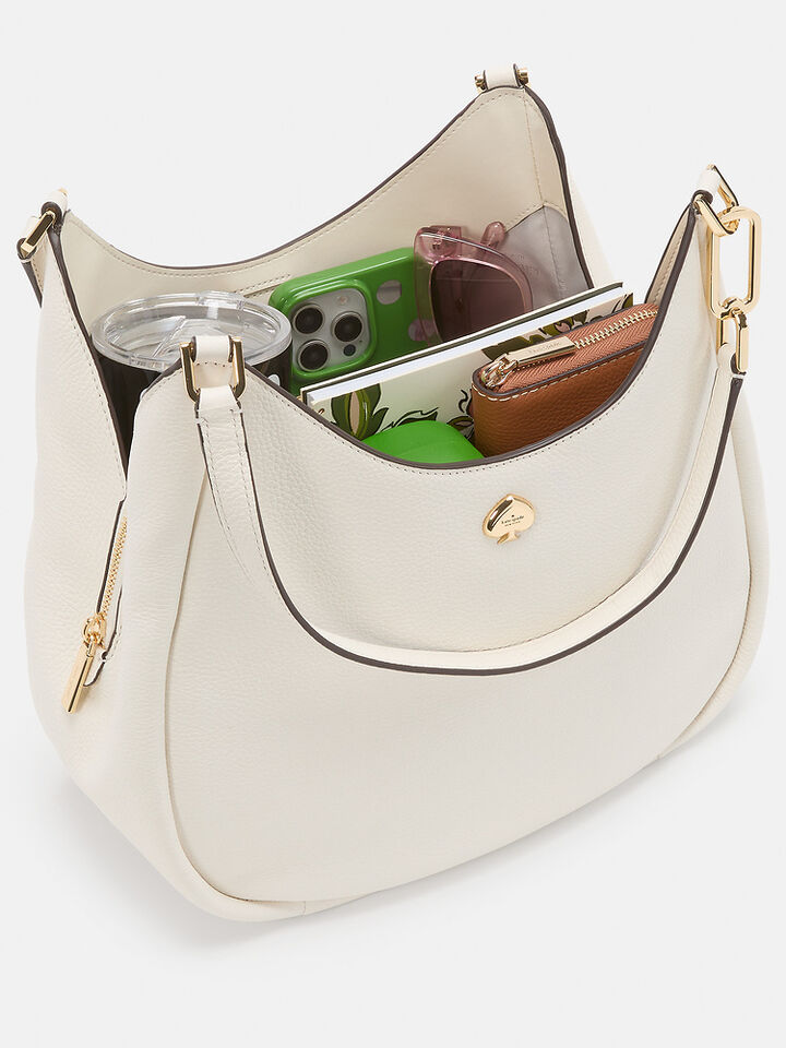 Kayla Large Triple Compartment Shoulder Bag, WARM GINGERBREAD, hi-res image number 6