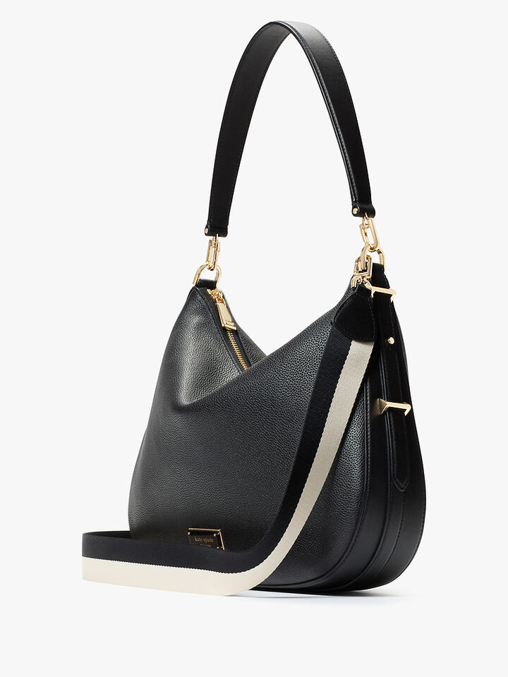 Liv Large Hobo Bag, BLACK, hi-res image number 3