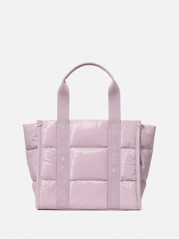 Kip Puffy Small Tote, LAVENDER SMOKE, hi-res image number 1