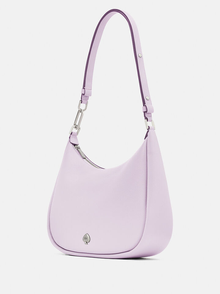 Kayla Pebbled Leather Chain Link Convertible Crossbody