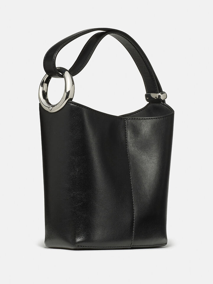 Halo Mini Bucket Bag, BLACK, hi-res image number 5